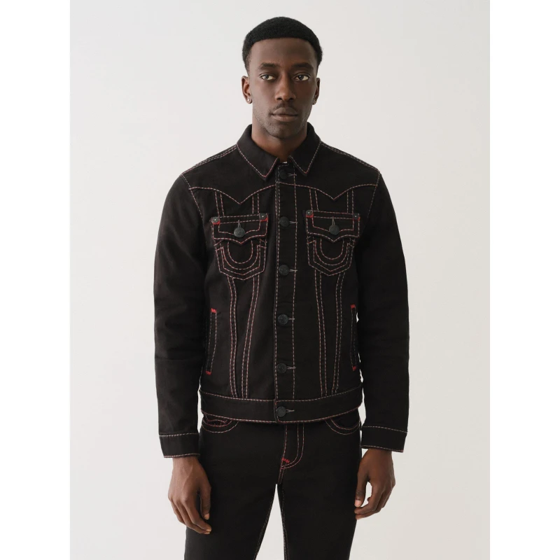 Image of True Religion True Jimmy Jacket 2Sb Black Rinse male M