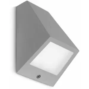 image of Wall light 3W Angle, aluminum and polycarbonate, gray