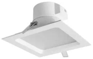 image of Megaman 12.5W Siena Square Integrated LED Downlight Warm White - 191962