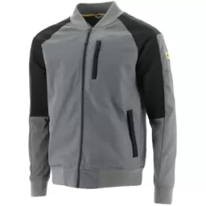 Image of CAT Workwear Mens Trades Quilted Reflective Bomber Jacket L - Chest 42 - 45' (107 - 114cm)