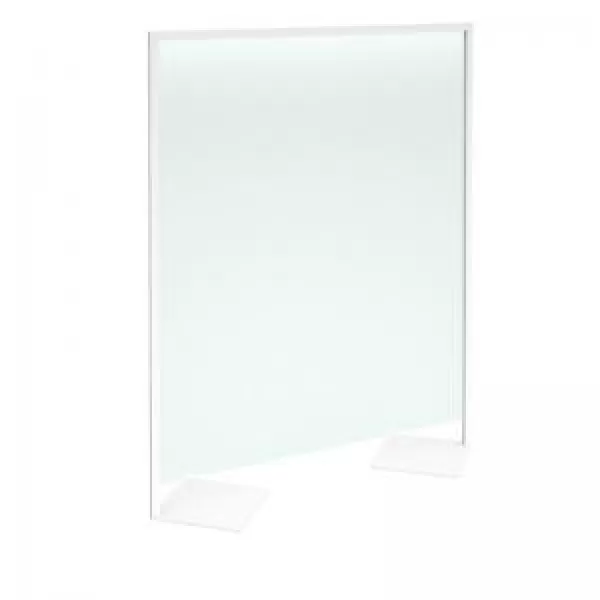 Image of DAMS International Freestanding Protective Desktop Screen Polyvinyl