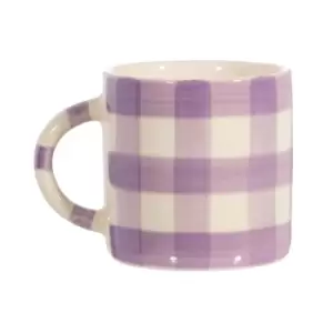 Image of Sass & Belle Gingham Mug Lilac