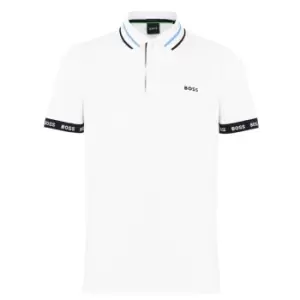 Boss Peos Polo Shirt - White