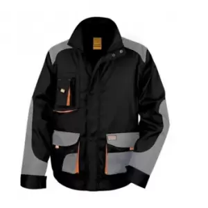 Image of Result Work-Guard Mens Lite Jacket (L) (Black/Grey)