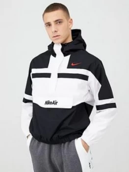 Image of Nike Air Woven Jacket - White/Black, Size XL, Men