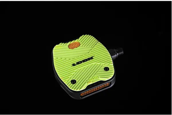 image of Look Geo City Grip Platform Pedals - Lime