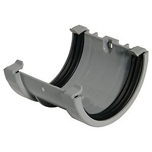 image of FloPlast RUM1G Miniflo Gutter Union Bracket - Grey