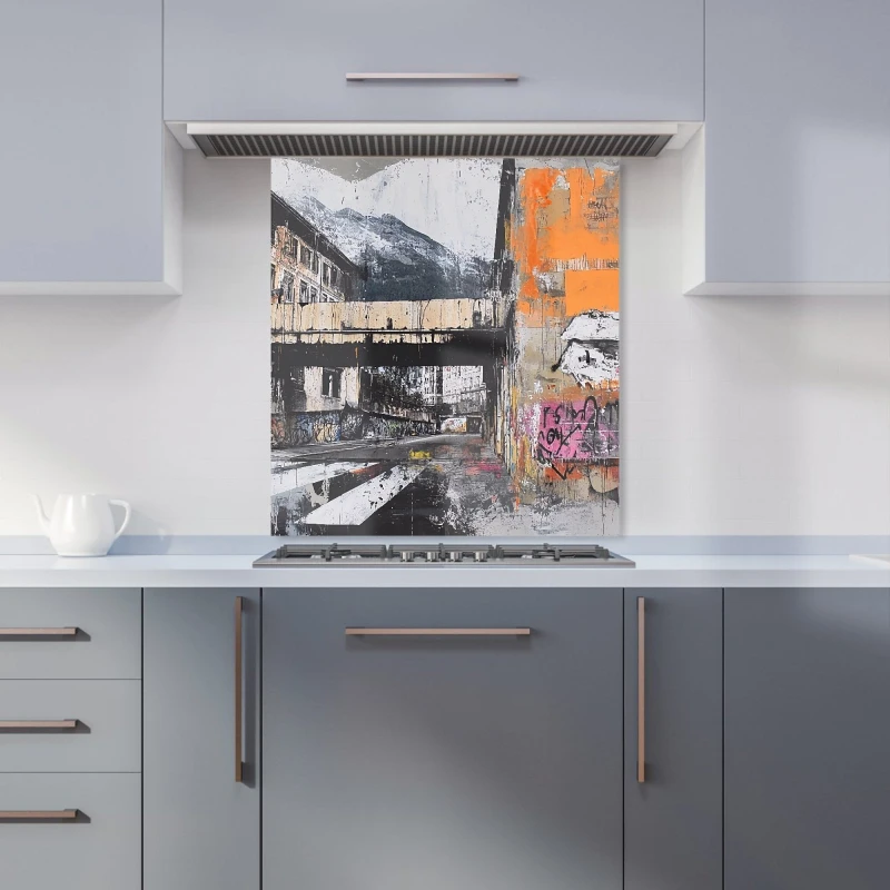 Image of Designer Kitchen Splashbacks Jasper Reed: 00013 Kitchen Splashback Size: 600mm x 750mm Multicolor Unisex 600mm x 750mm