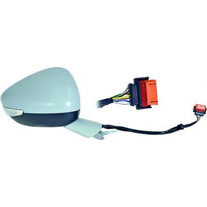 Image of DIEDERICHS 4244224 Wing mirror Right, Complete Mirror, primed Outside Mirror (50)