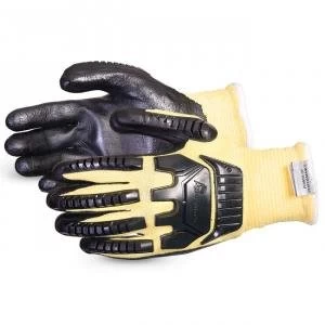 Image of Superior Glove Dexterity Impact Resist Cut Resistant Black 2XL Ref
