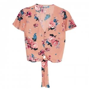 image of Jack Wills Hope Romantic Blouse - Nude