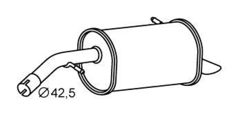 Image of Rear silencer VEGAZ PGS-518