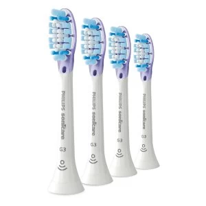 image of Philips Sonicare Premium Gum Care St &ard HX9054/17 Replacement Heads White Toothbrush 4Pcs