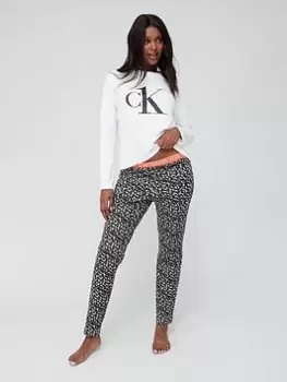 image of Calvin Klein Ck One Pj's In A Bag Set - Print, Size S, Women