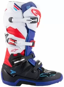 Alpinestars Tech 7 Black Dark Blue Red White US 11