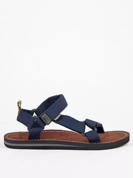 Image of Barbour Barbour Hillman Sandal, Navy, Size 8, Men