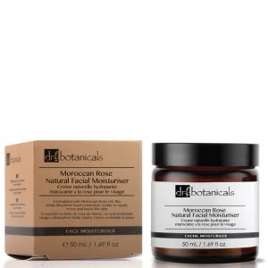 Image of Dr Botanicals Moroccan Rose Natural Facial Moisturiser 50ml