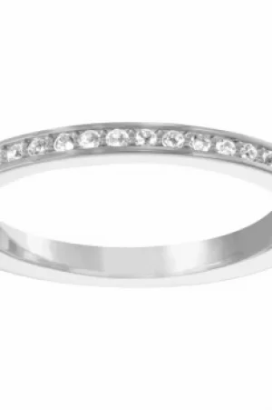 Image of Ladies Swarovski Jewellery Rare Ring 52 1121066