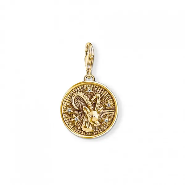 Thomas Sabo Charm Club Thomas Sabo Yellow Gold Vintage Capricorn Zodia