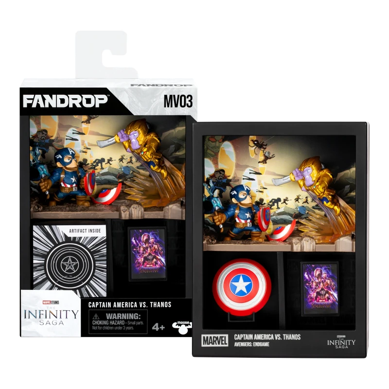 Image of Fandrop Marvel Wave 1 Figure 2 Pack Captain America Vs Thanos