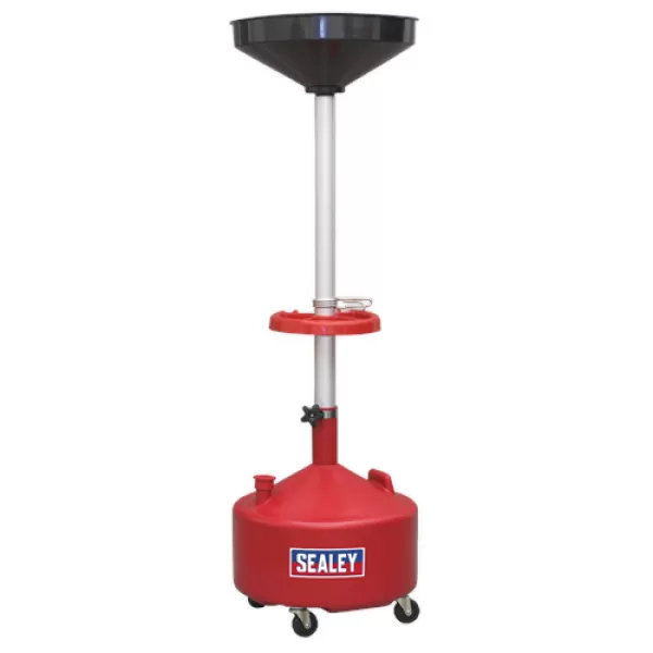 Image of Sealey AK36D Mobile Oil Drainer 36ltr Manual Discharge