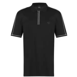 Image of Boss Paras Polo Shirt - Black