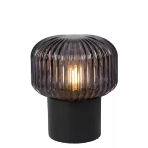 Image of Lucide Jany Retro Table Lamp 16cm 1xE14 Black
