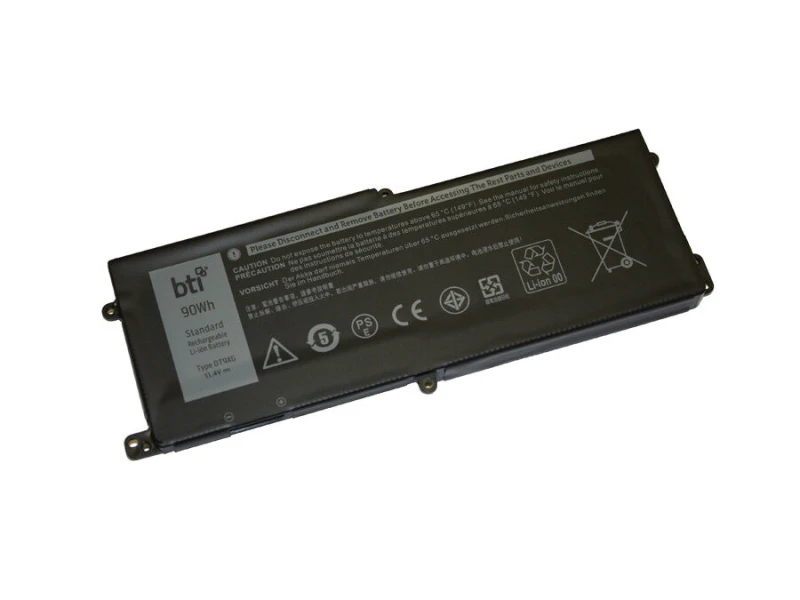 Image of BTI BTI 90Wh 6 cell DT9XG compatible battery for DELL Alienware AREA 51M R2 Alienware AREA 51M R1 DT9XG-BTI