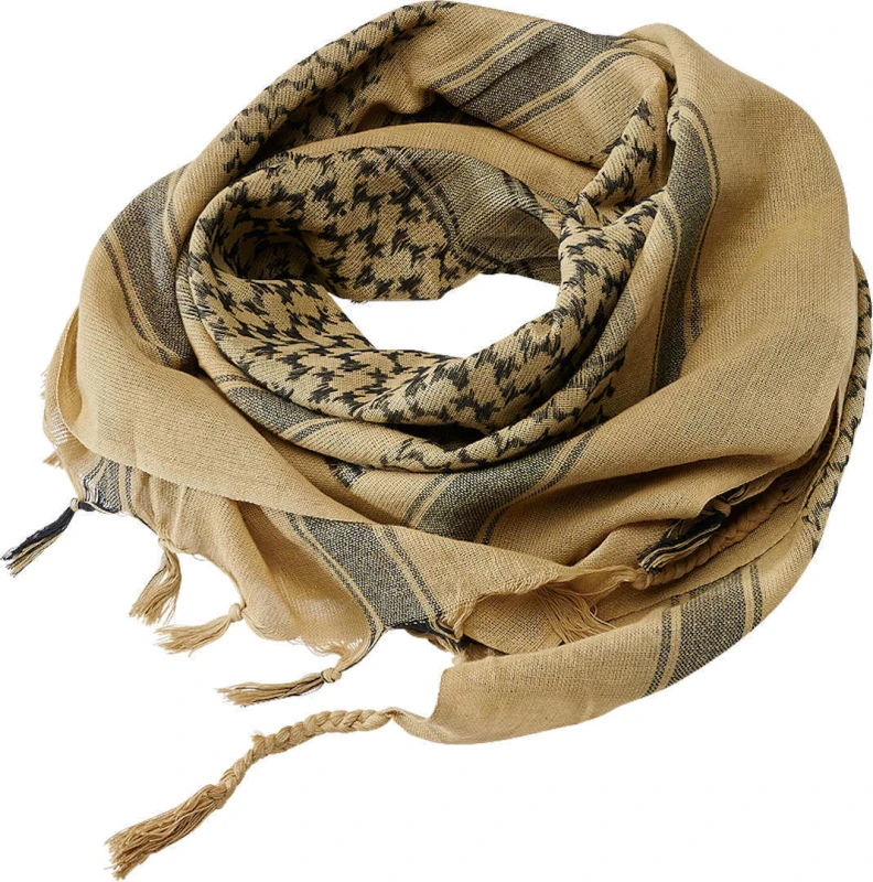 Image of Brandit Shemag Scarf Khaki / Black