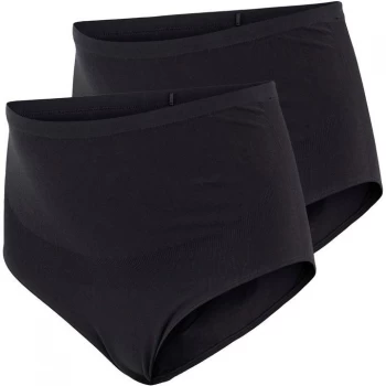 image of Mamalicious 2 Pack - Ladies Maternity Panties - Black