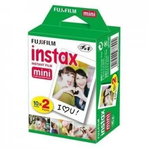 image of Fujifilm Instax Mini Photo Film 10 Sheets x 2 Pack