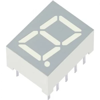 Image of Seven segment display Red 9.9mm 1.85 V No. of digits 1