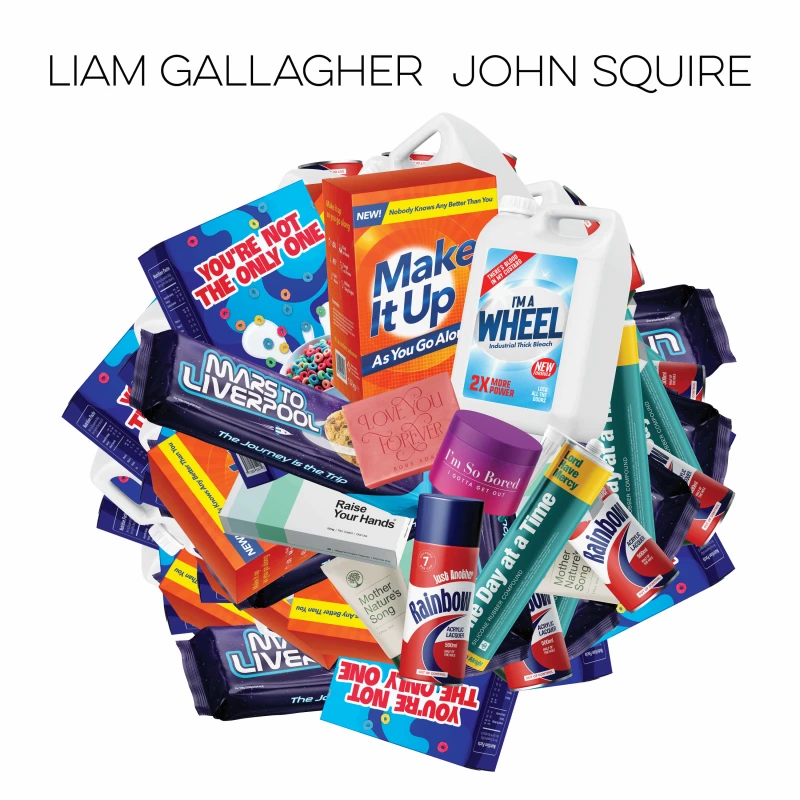 Image of Liam Gallagher Liam Gallagher & John Squire Vinyl LP Black unisex