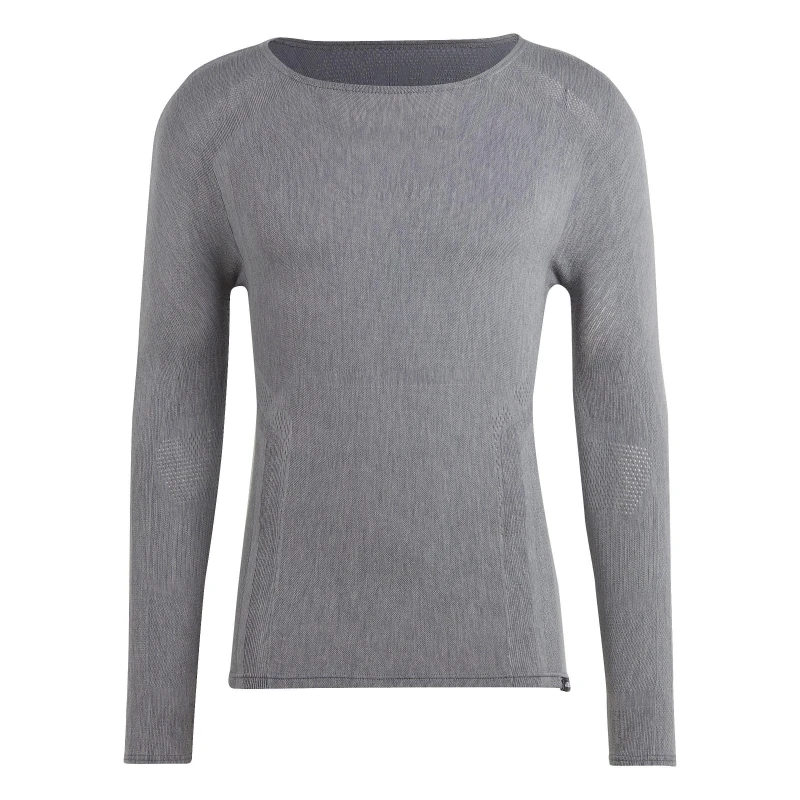 Image of adidas Drynamo Long Sleeve Training T-Shirt Mens - Grey Grey XS