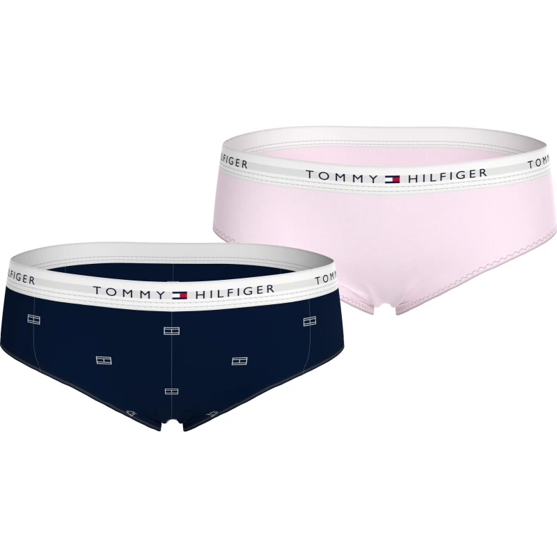 Image of Tommy Hilfiger Tommy 2Pk Briefs Jn44 Hipster Briefs 8-10Y Multi 61374699175