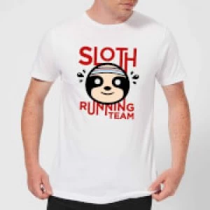 Image of Sloth Running Team T-Shirt - White - 3XL