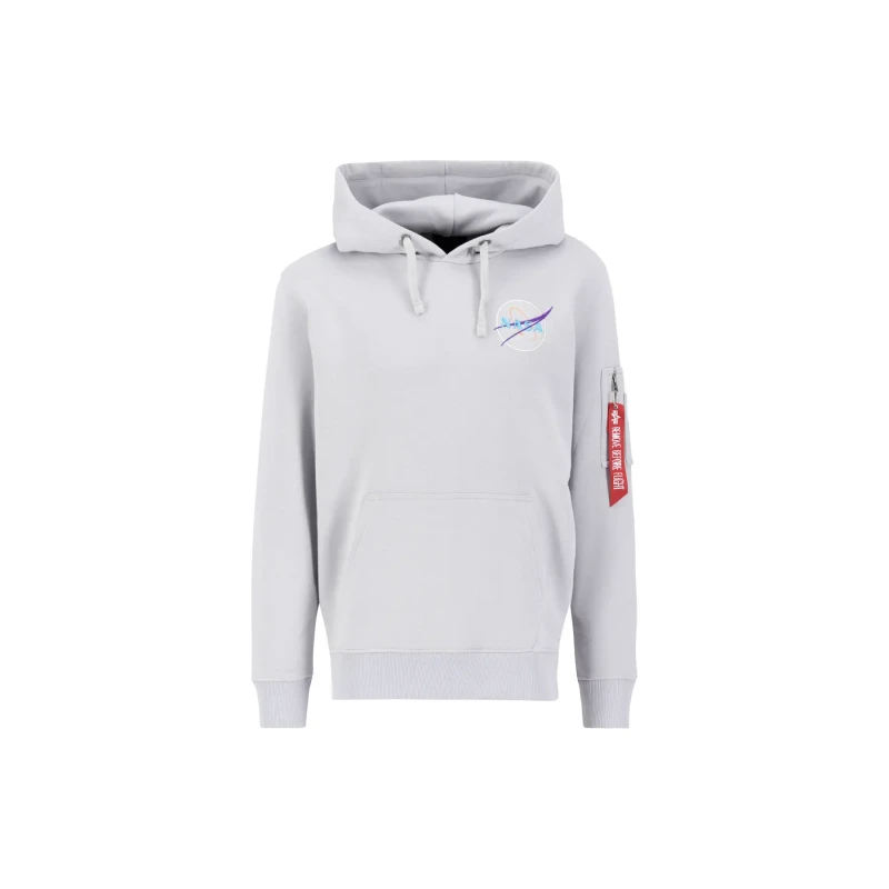 Image of Alpha Industries Dark Side Hoodie - Grey Grey S