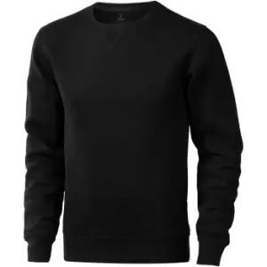 Elevate Mens Surrey Crew Neck Sweater (XXL) (Solid Black)