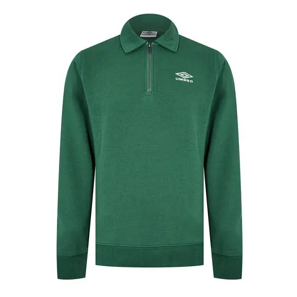 Umbro Polo Sweatshirt Mens - Green S