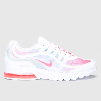 Image of Nike White & Red Air Max Vg-r Trainers