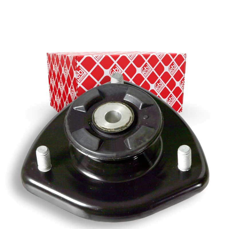 Image of FEBI BILSTEIN 21103 Top strut mount Rear Axle, without ball bearing Elastomer Suspension Strut Support Bearing (1180)