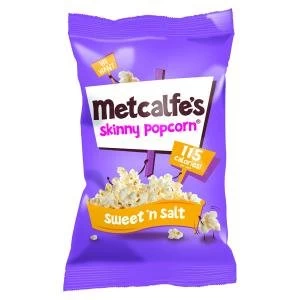 Image of Metcalfes Skinny Popcorn SweetnSalt Pack of 24 0401139