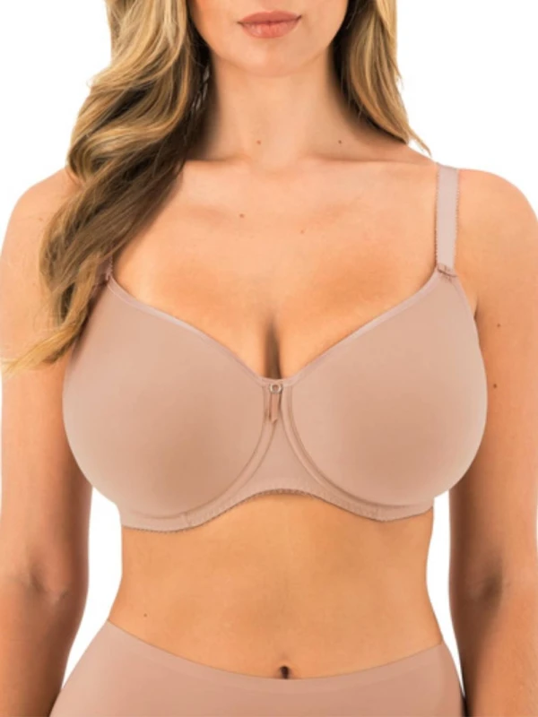 Image of Fantasie Womens Rebecca Essentials Moulded Spacer Bra in Nude Size: 30E Nude Female 30E
