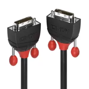 Image of Lindy 0.5m DVI-D Dual Link cable, Black Line