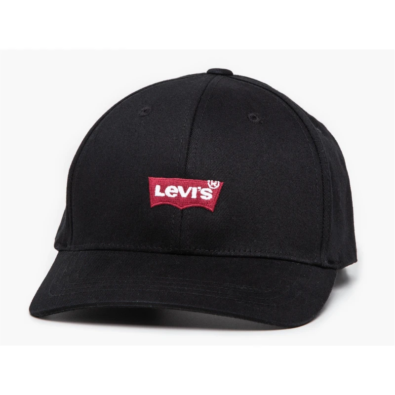 Image of Levis Housemark Flexfit Baseball Cap Black unisex One Size