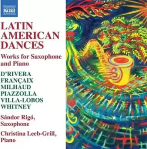 Image of Latin American Dances Works for Saxophone and Piano by Jean Francaix CD Album