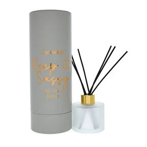 image of 150ml Reed Diffuser In Round Tube Keep It Sassy' - White Flowers Scent