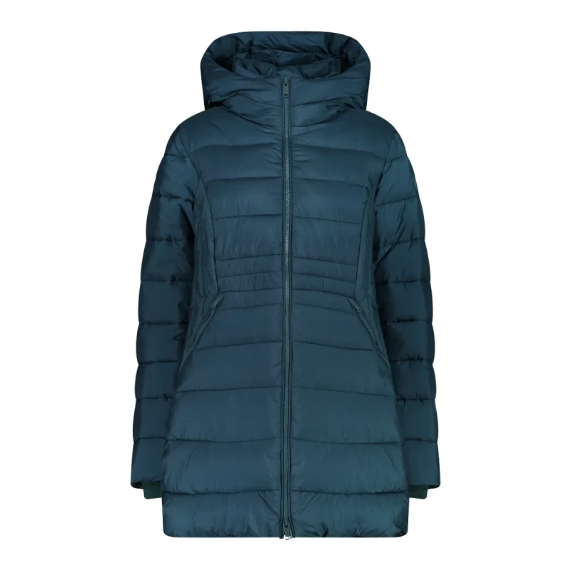 Image of CMP Womens long Puffer jacket CMP Turquoise Female S