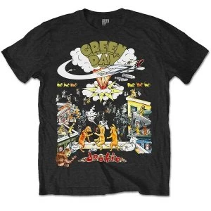 image of Green Day - 1994 Tour Mens Large T-Shirt - Black