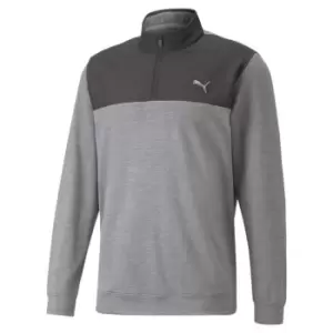 Image of Puma Cloudspun quarter Zip Mens - Black